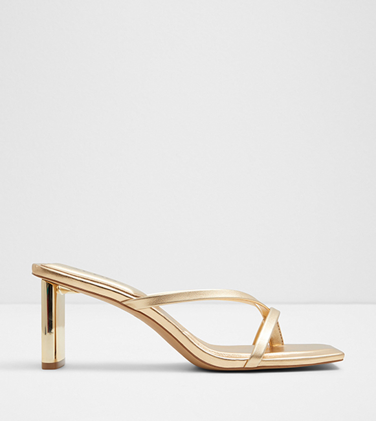 SANNE Criss-Cross Heel Sandals
