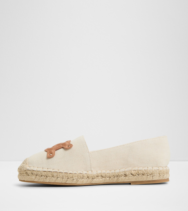 SANTACLARA Applique Detail Espadrille Slip-On Shoes