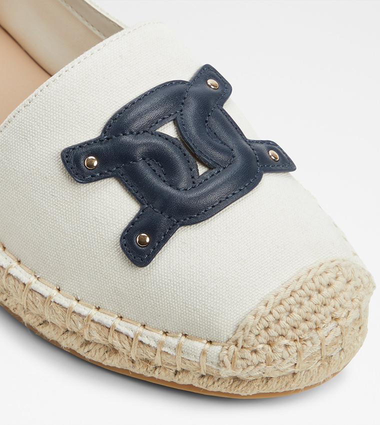 SANTACLARA Applique Detail Espadrille Slip-On Shoes