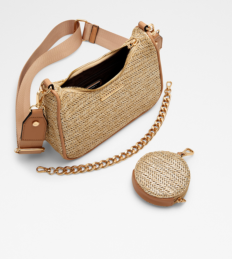 SANTANA Patterned Crossbody Bag with Coin Pouch