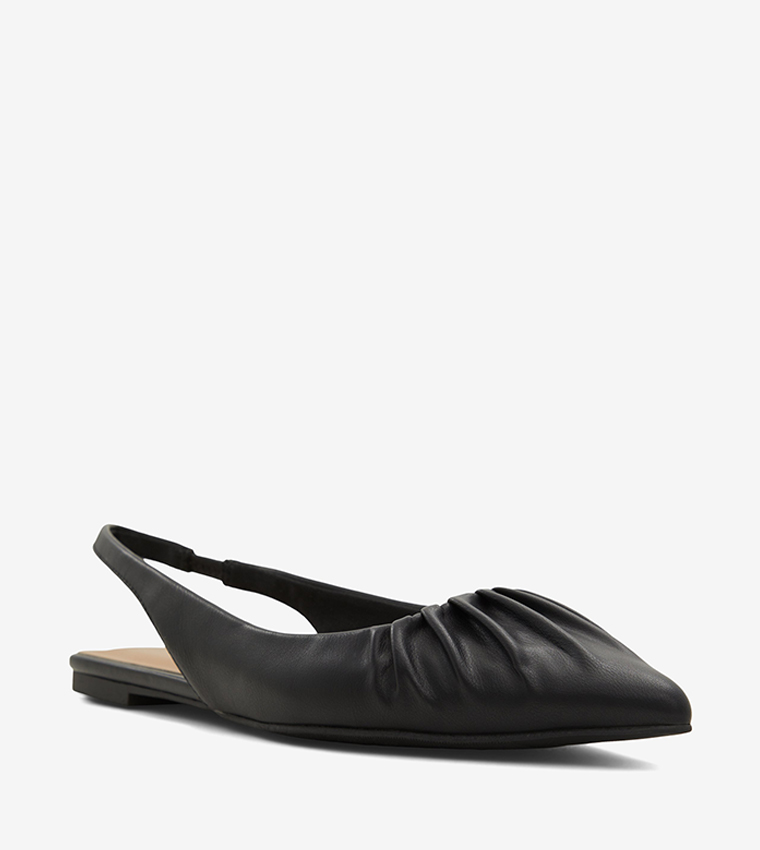 Buy Call It Spring SASHAY Ruched Slingback Flat Sandals In Black