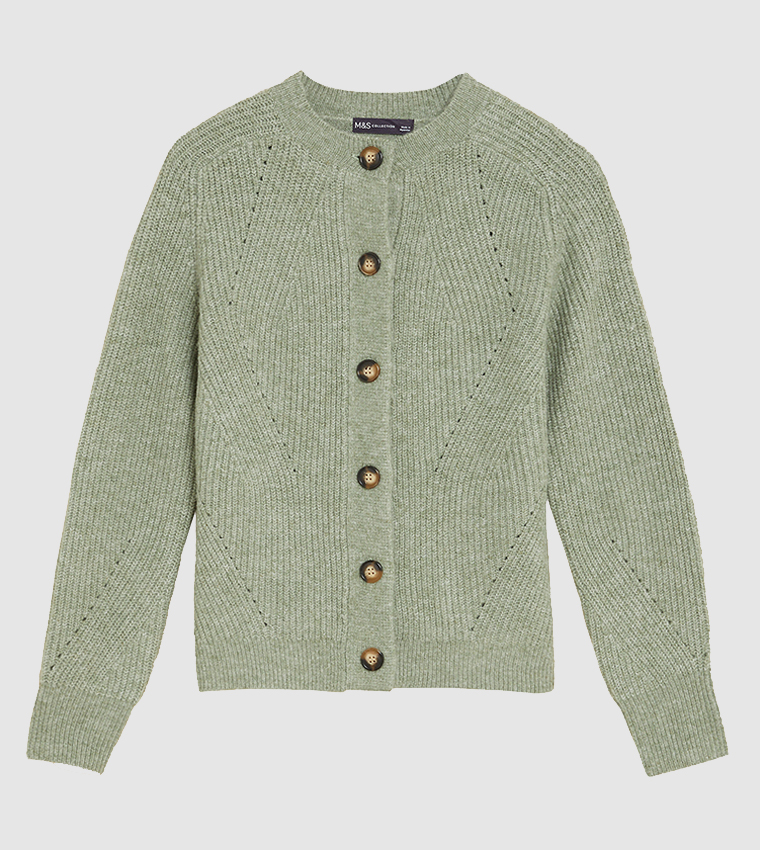 Marks and spencer cropped cardigan 2025