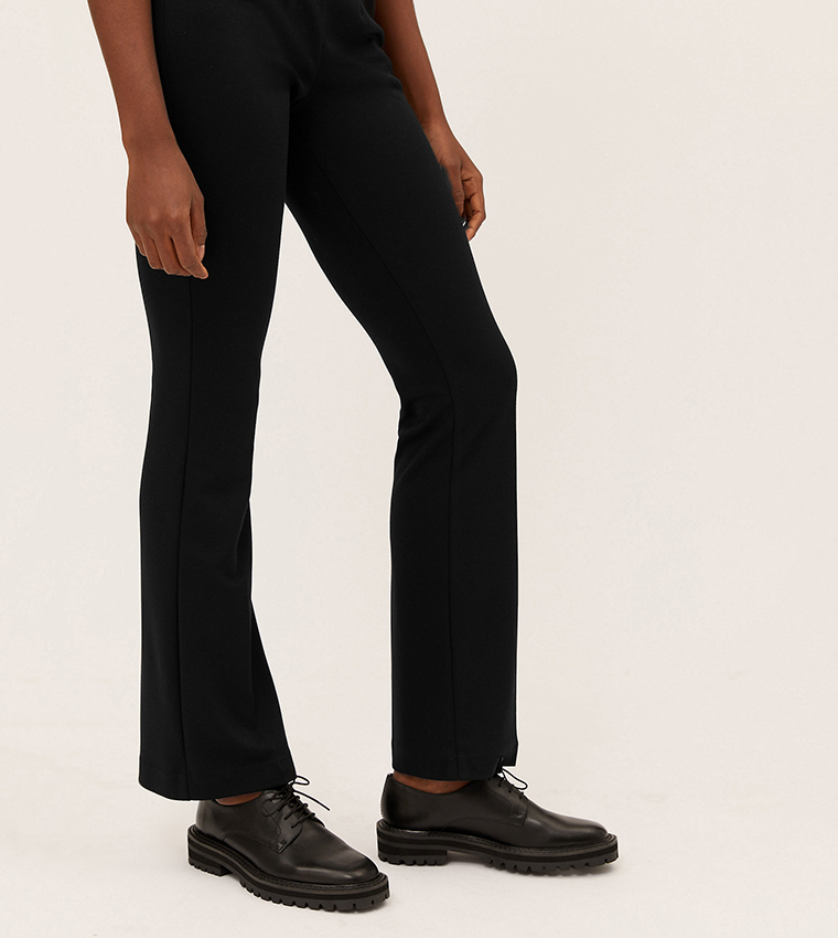 Marks and spencer flared hot sale trousers