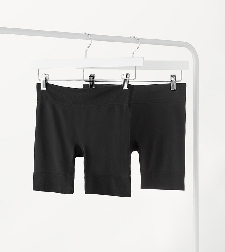 MARKS & SPENCER M&S 2pk Light Control Seamless Shaping Shorts