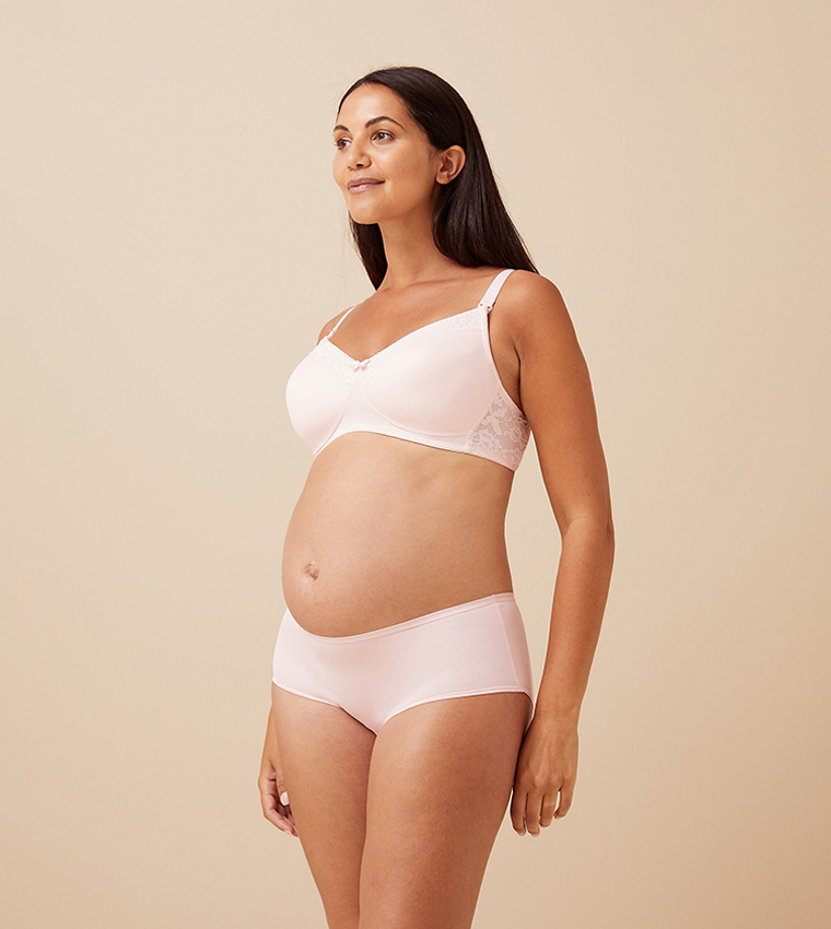 Buy Marks & Spencer Pack Of 2 Maternity Lace Trim Nursing Bras In Multiple  Colors