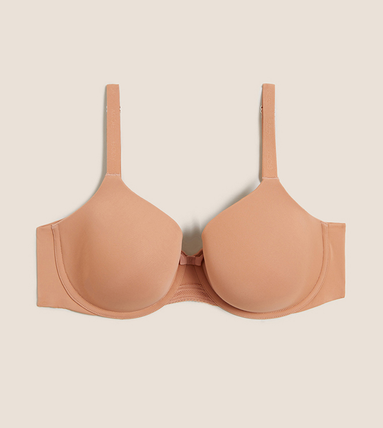Buy Marks & Spencer Flexifit Wired Full Cup T Shirt Bra In Brown