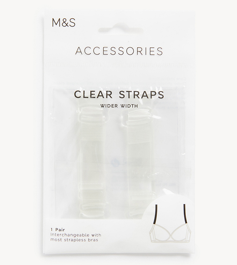 Buy Marks & Spencer Detachable Clear Bra Straps Wider Width In