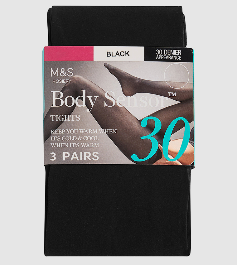 Buy Marks & Spencer Pack Of 3 30 Denier Body Sensor Tights In