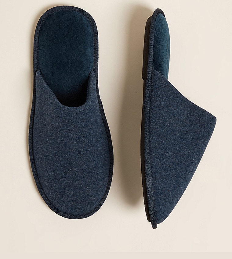 Mens mule slippers size 9 on sale