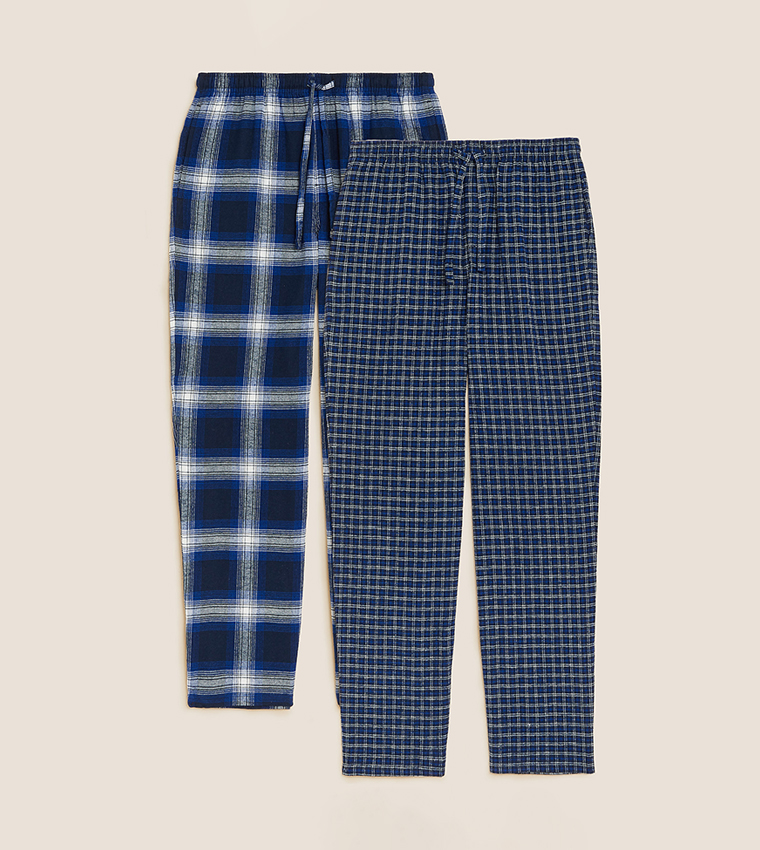 Brushed cotton pyjama bottoms best sale