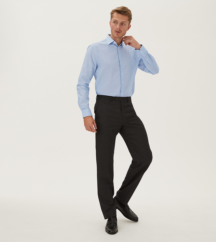 Pack of 2 Regular Fit Pure Cotton Shirts