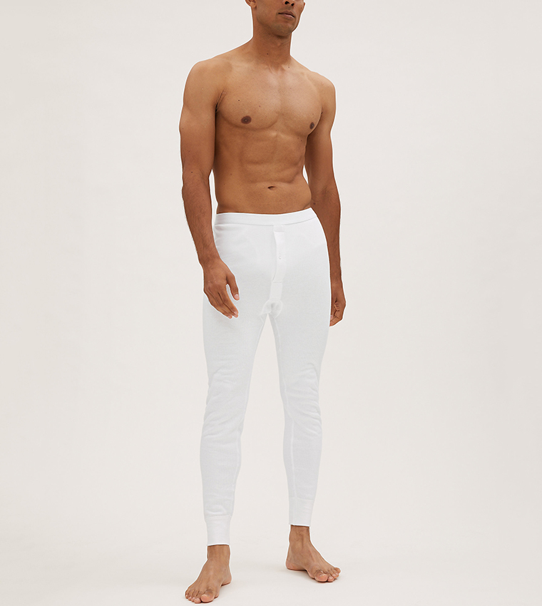 Buy Marks Spencer Thermal Medium Warmth Long Johns In White 6thStreet Bahrain