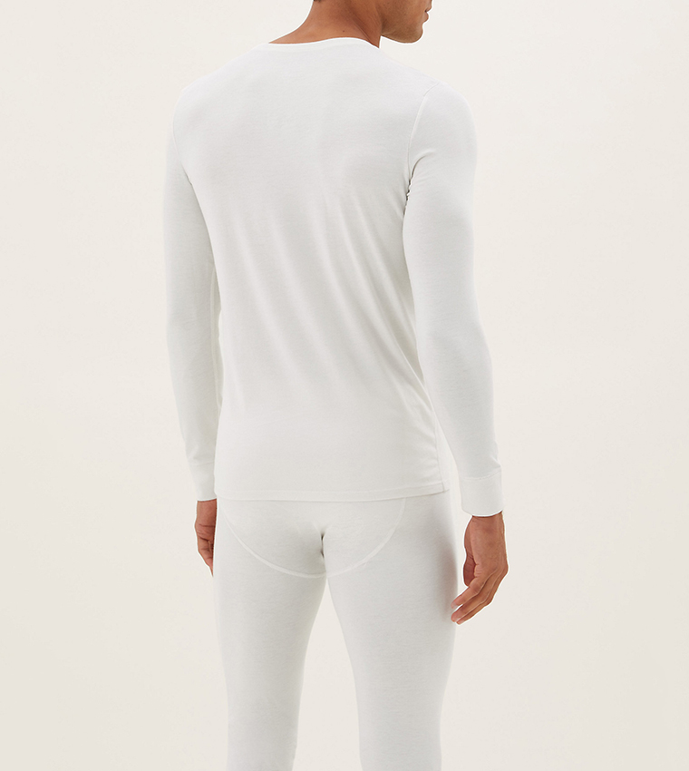 Buy Marks Spencer Pack Light Warmth Thermal Vests In White