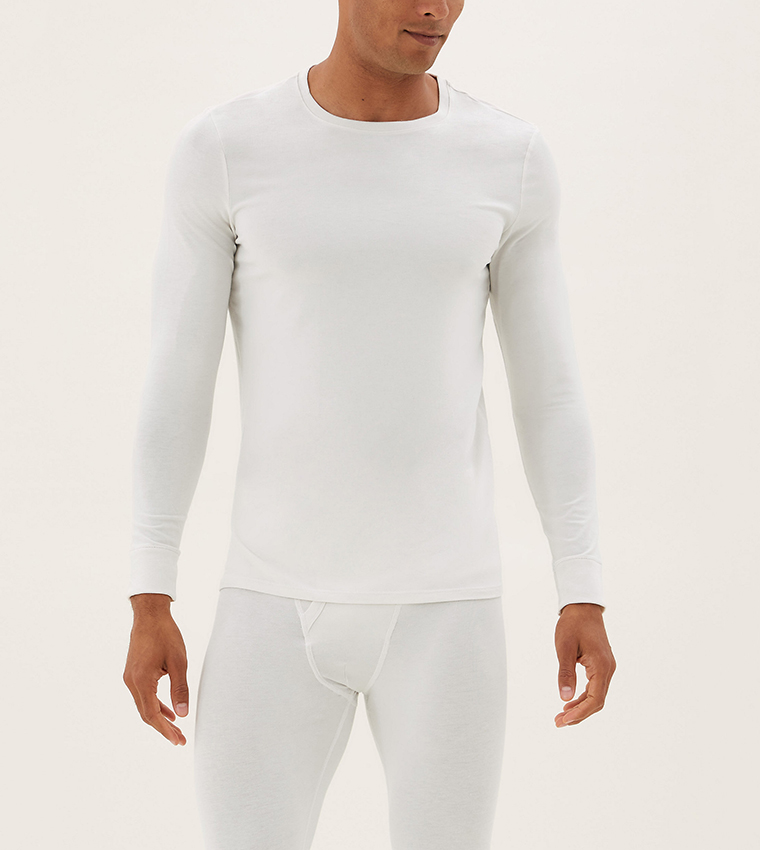 Buy Marks Spencer 2 Pack Light Warmth Thermal Vests In White 6thStreet Bahrain