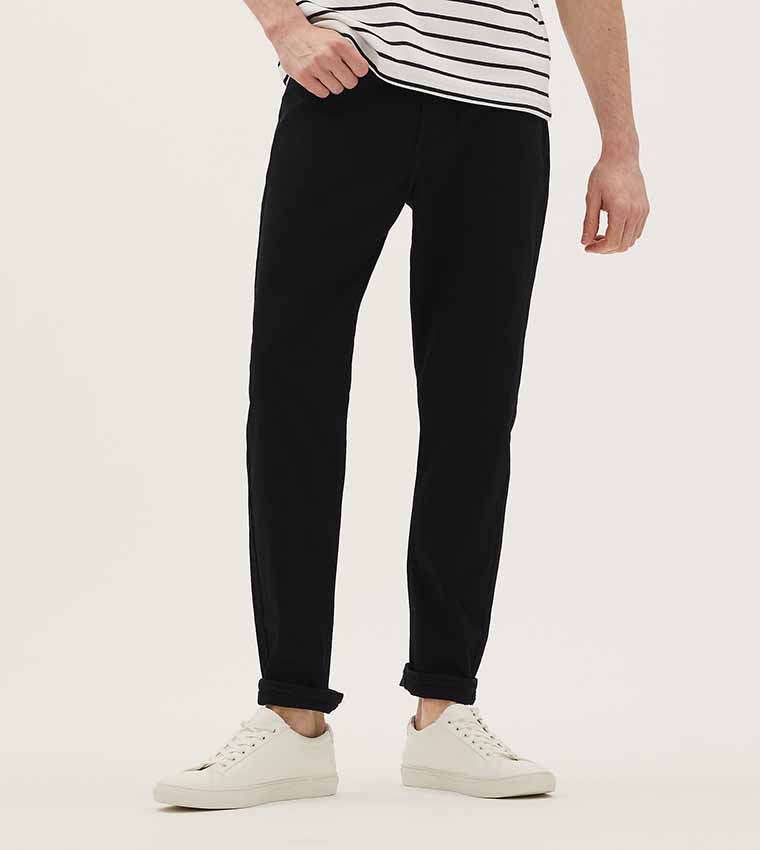 Marks and spencer tapered jeans online