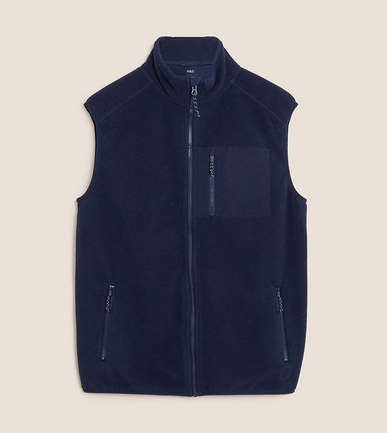 M&s mens fleece gilet new arrivals