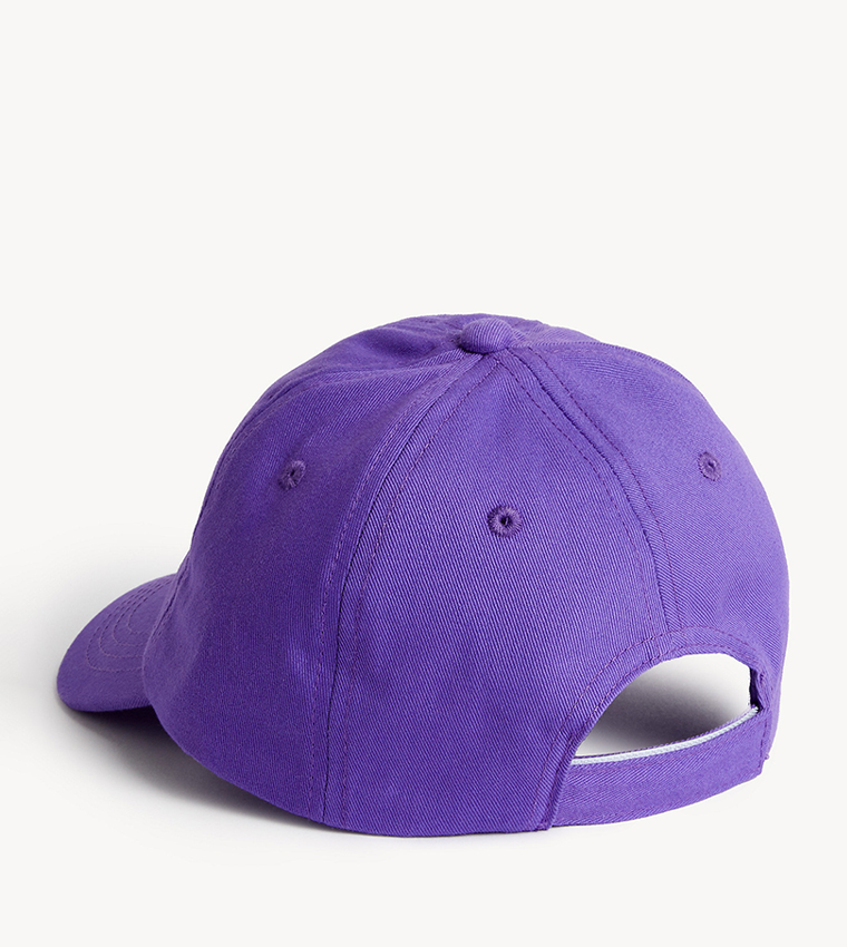 Plain outlet purple cap