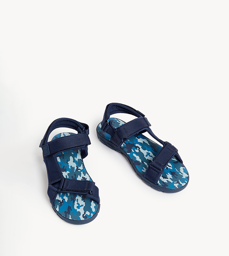 Buy Marks Spencer Printed Comfort Sandals In Blue 6thStreet Bahrain