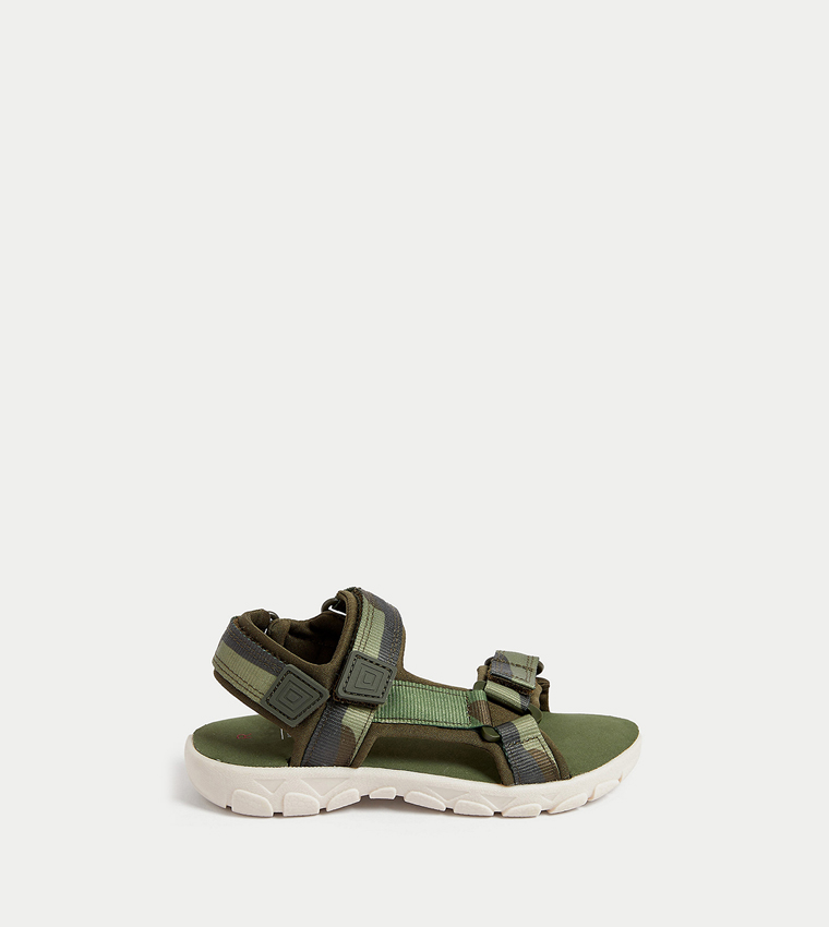 Buy Marks Spencer Printed Comfort Sandals In Khaki 6thStreet Bahrain