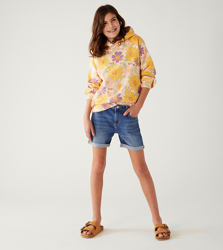Marks and spencer denim 2025 shorts
