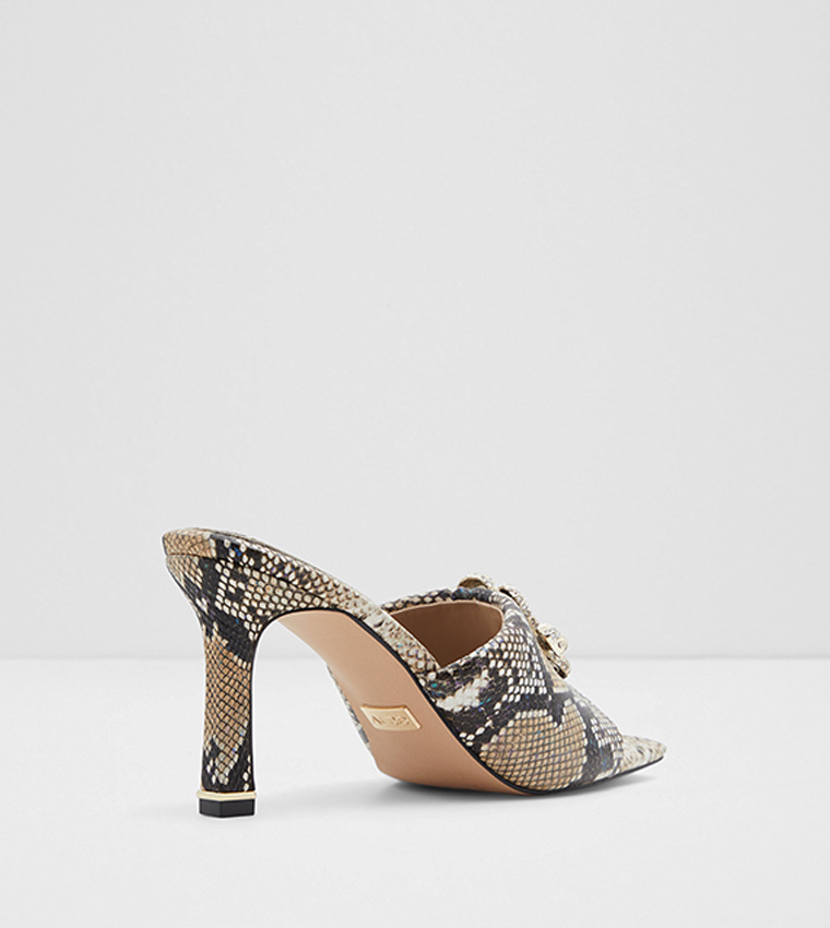 Aldo snake print heels online