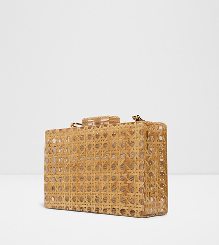 SELIORA Straw Clutch Bag