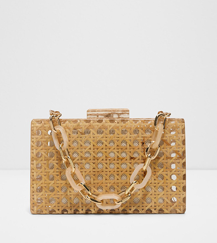 SELIORA Straw Clutch Bag