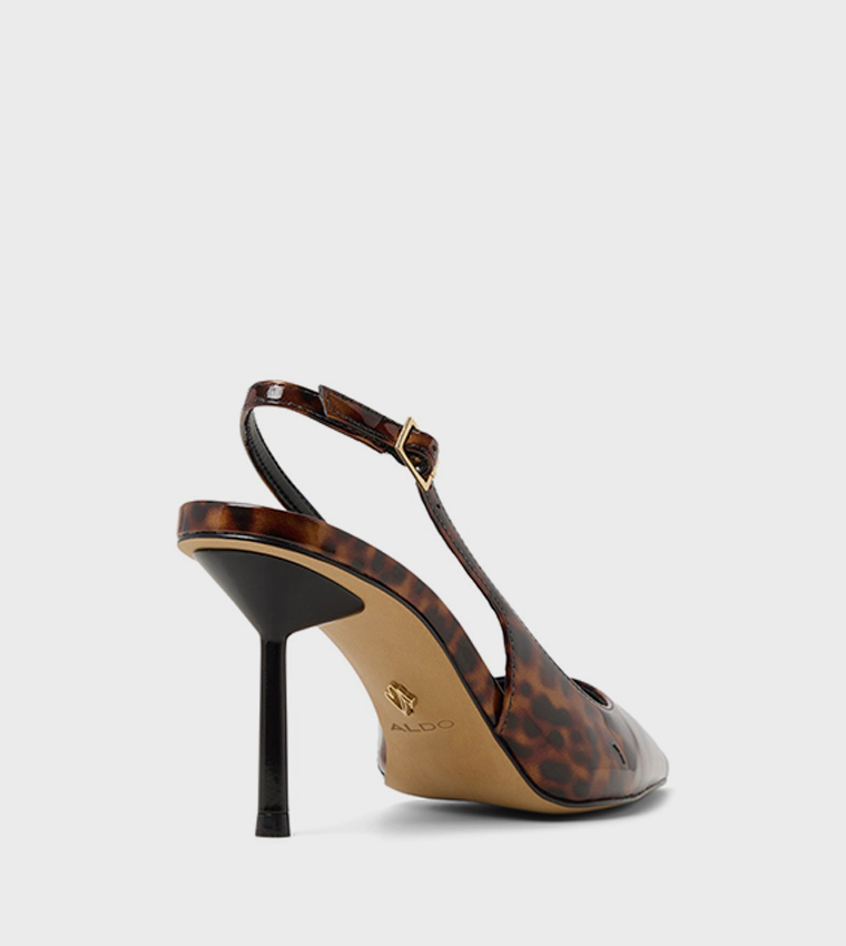 SERALINA Animal Printed Slingback Pumps