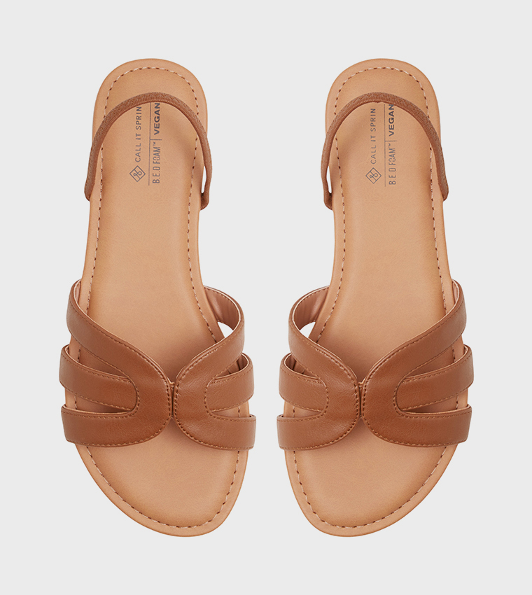 SERENITYY Slingback Flat Sandals