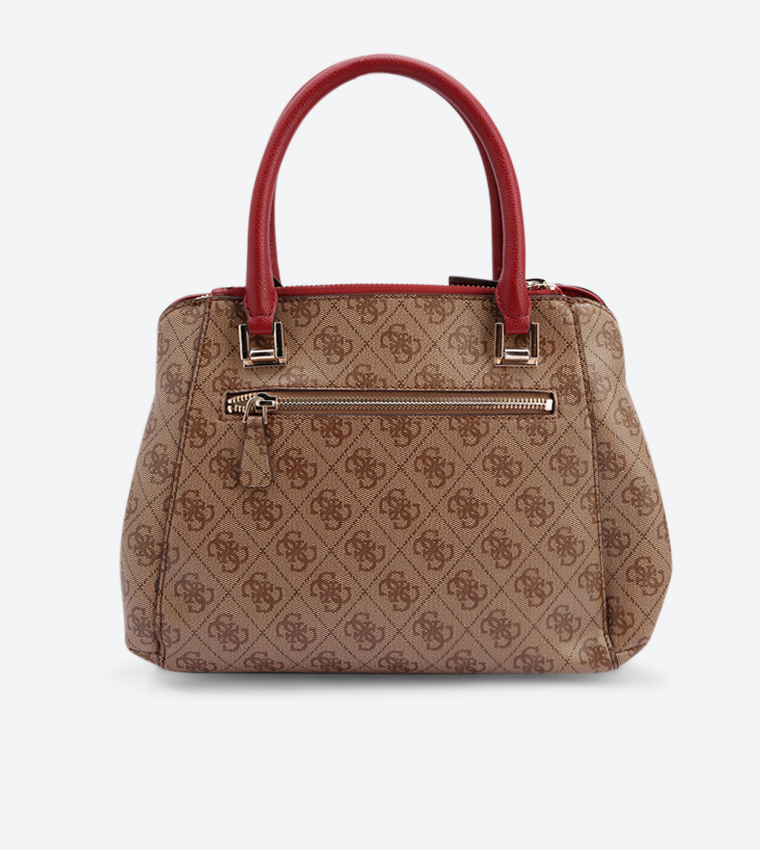 Guess logo luxe satchel best sale