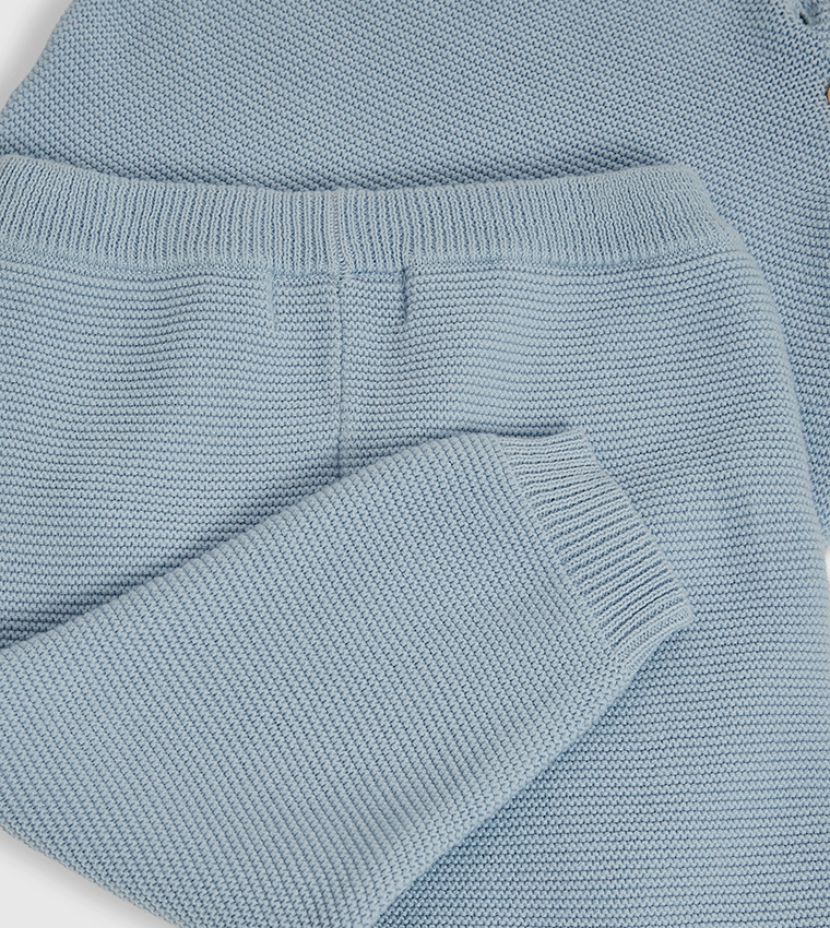 طقم بيجاما كم طويل 