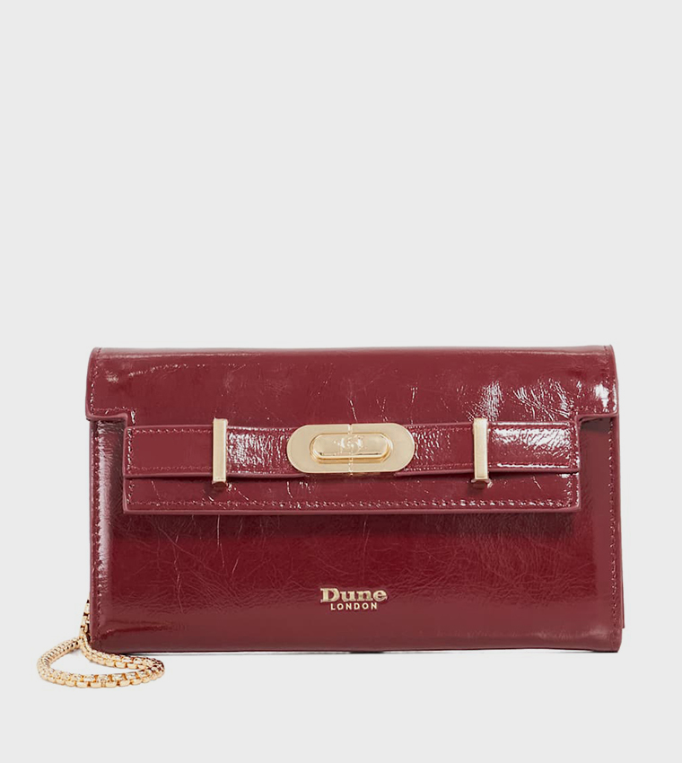 SHOWMANCE Textured Flap Crossbody Bag