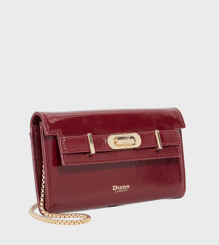 SHOWMANCE Textured Flap Crossbody Bag