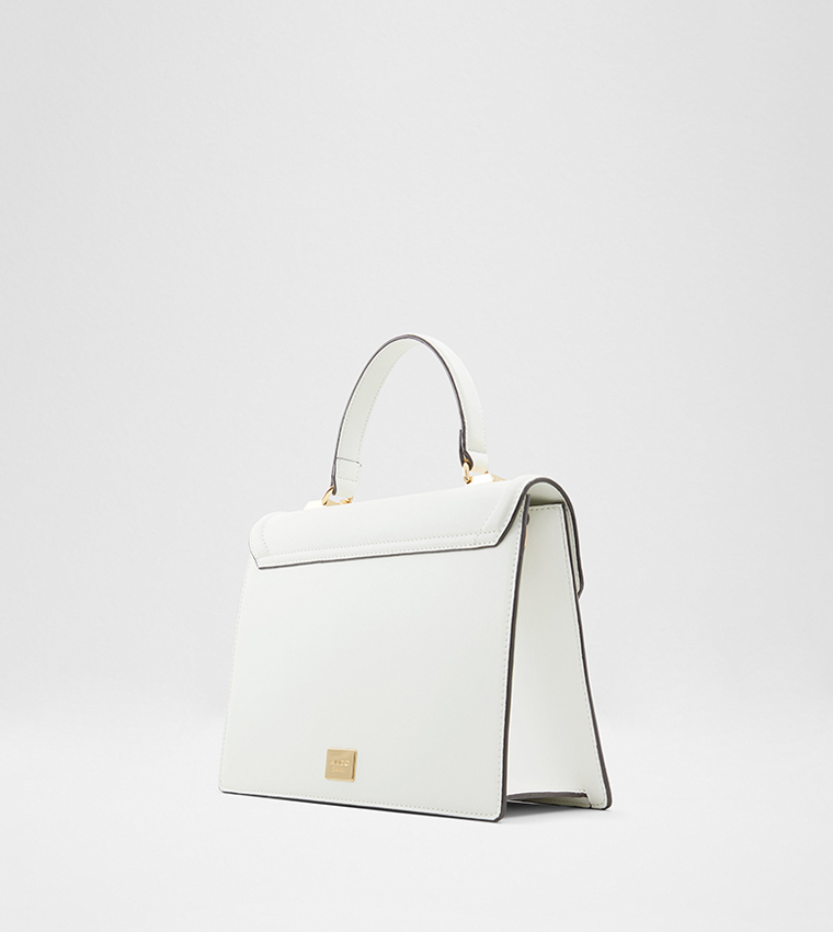 Buy Aldo Signus Satchel Bag In White | 6thStreet UAE