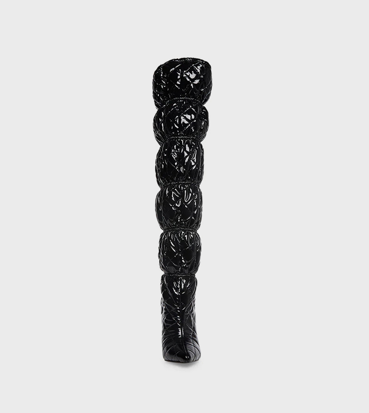 SILHOUETTE Quilted Knee High Boots