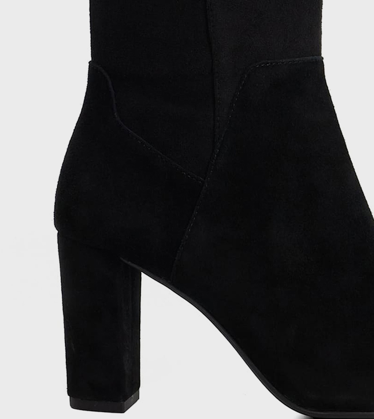 SIRENAA Almond Toe Knee High Boots