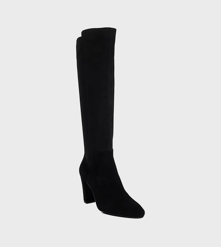 SIRENAA Almond Toe Knee High Boots