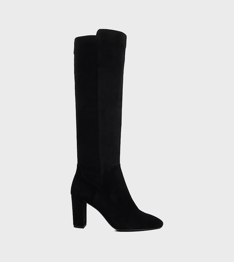 SIRENAA Almond Toe Knee High Boots