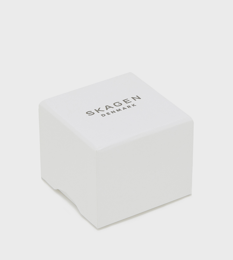 RIIS White Dial Analog Watch