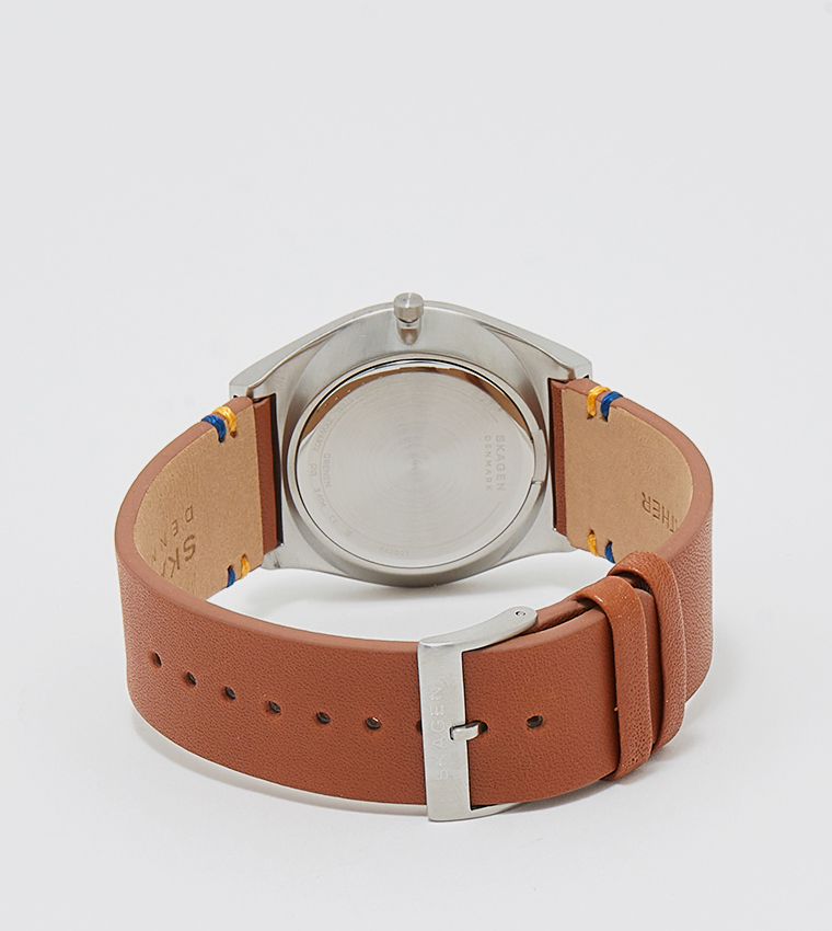 Grenen Solar Disc Analog Watch
