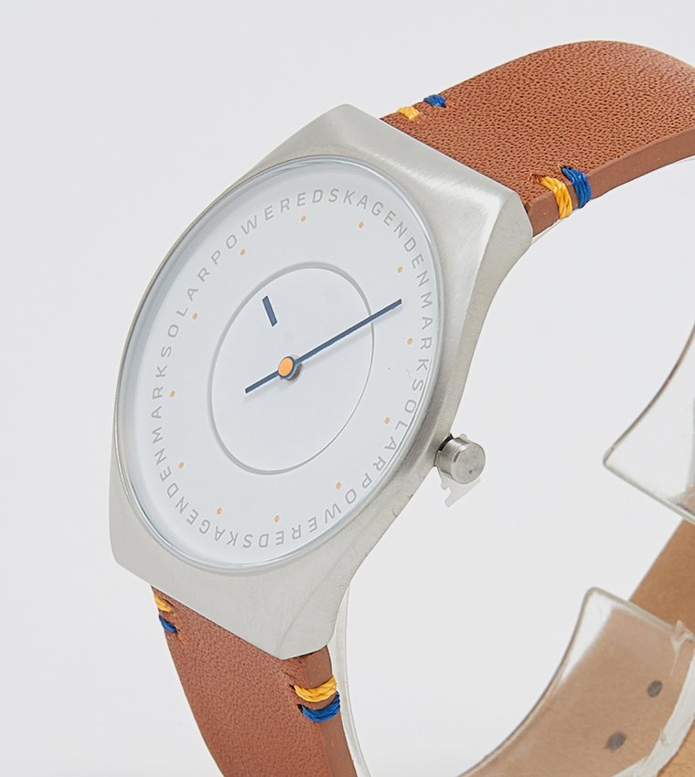 Grenen Solar Disc Analog Watch
