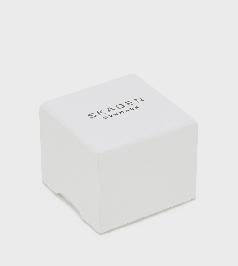 RIIS White Dial Analog Watch