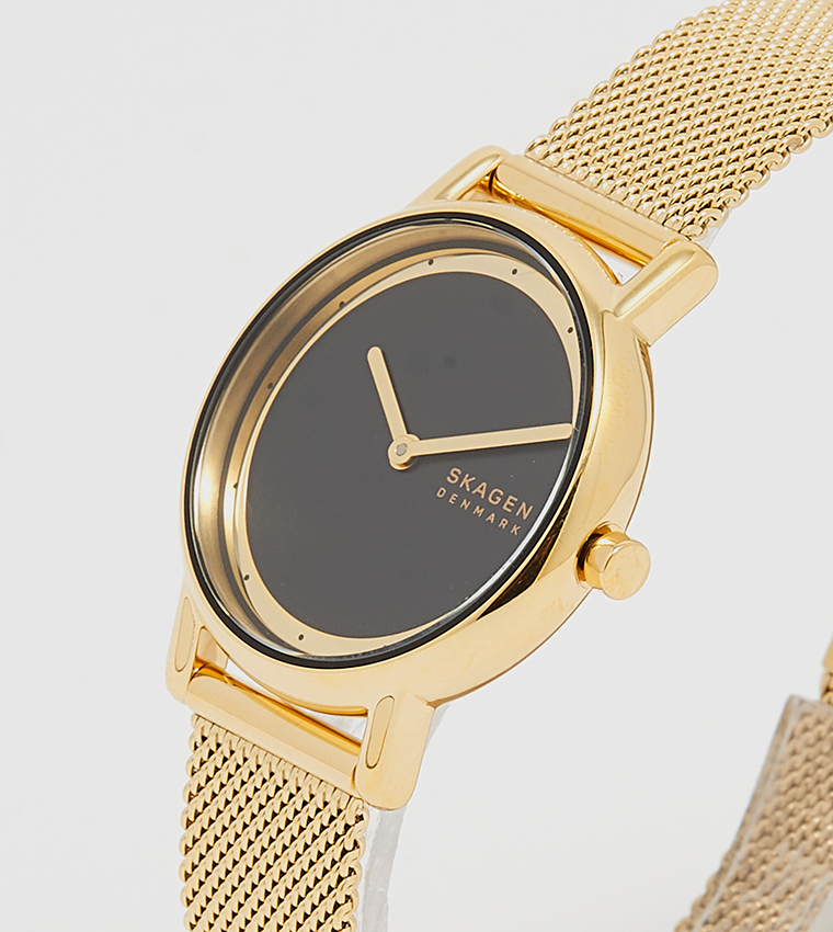 SIGNATUR LILLE Black Dial Analog Watch