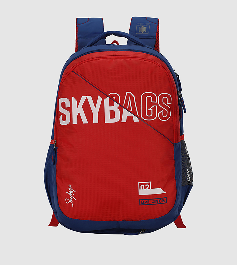 Buy SKYBAGS Figo Extra 03 Logo Printed Zippered Backpack 30 L In