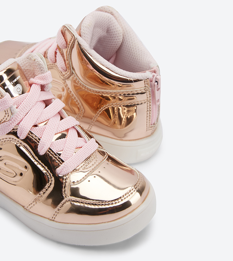 Pink Gold Light Up Sneakers Buy Skechers S Lights Energy Lights