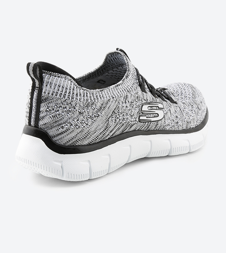Buy Skechers Empire Sharp Thinking Trainers Grey In Grey | 6thStreet Qatar
