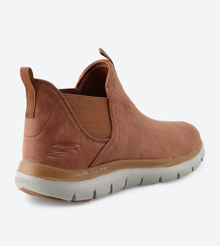 Buy Skechers Flex Appeal 2.0 Done Deal Slip Ons Brown In Brown 6thStreet Qatar