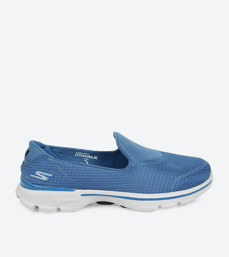 Go Walk 3 Advance Slip-Ons - Blue