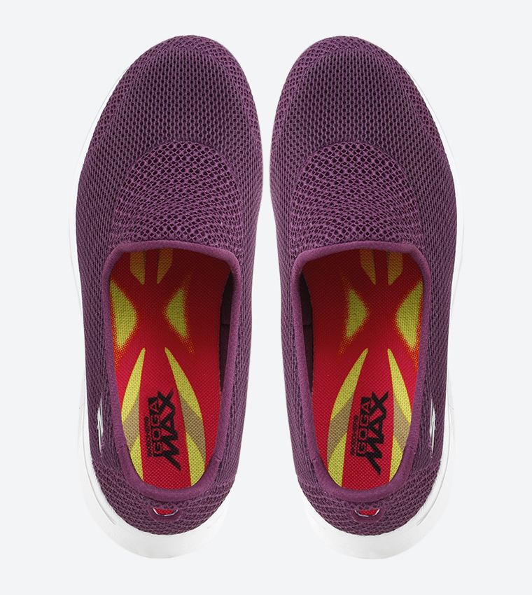 Go Walk 4 Propel Slip Ons - Purple