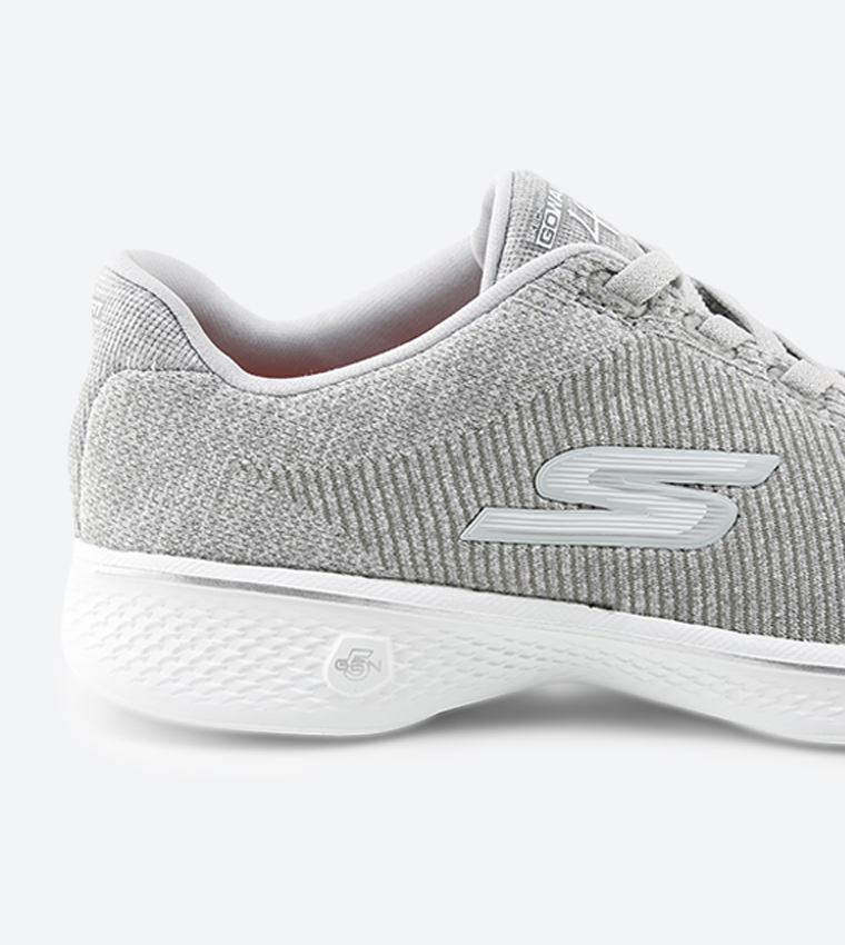 Go Walk 4 Cherish Sneakers - Grey